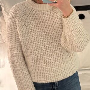 Mango white sweater